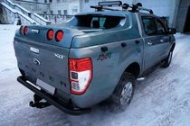 Ford Ranger 2011–2022 Heckschutz AK005 Black (2011-2018, Edelstahl) Foto 2