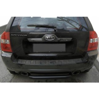 Heckbügel AK005 Schwarz (Edelstahl) Kia Sportage 2004-2010