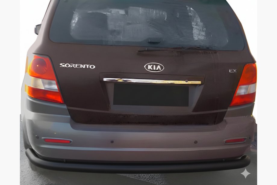 Kia Sorento I BL 2002-2009 Heckbügel AK005 Schwarz (Edelstahl) Image
