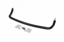Hyundai Santa Fe 2 2006-2012 Hinterer Schutz AK005 Schwarz (2 Stk, Edelstahl) Foto 2