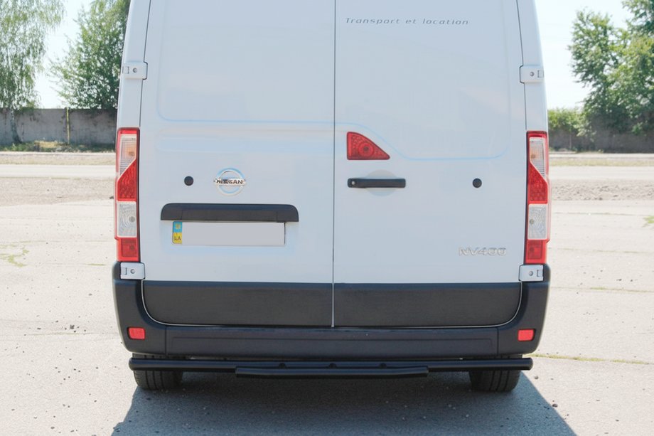 Renault Master 2011-2023 Heckbügel AK011 Schwarz (Edelstahl) Foto 4