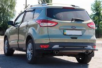 Ford Kuga/Escape 2013-2019 Heckbügel AK002-2 Schwarz (Edelstahl) Foto 1