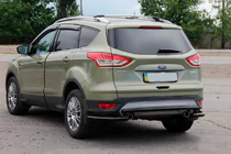 Ford Kuga/Escape 2013-2019 Heckbügel AK002-3 Schwarz (Edelstahl) Foto 2