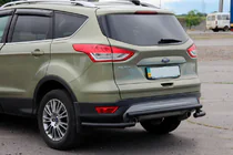 Ford Kuga/Escape 2013-2019 Heckbügel AK002-3 Schwarz (Edelstahl) Foto 3