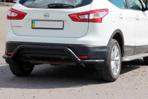 Nissan Qashqai 2014-2021 Heckbügel AK007-Plus Schwarz (Edelstahl) Foto 2