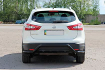 Nissan Qashqai 2014-2021 Heckbügel AK007-Plus Schwarz (Edelstahl) Foto 4