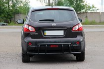 Nissan Qashqai 2007-2010 Heckbügel AK011 Schwarz (Edelstahl) Foto 1