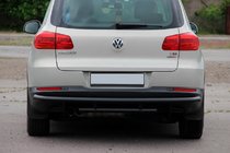 Volkswagen Tiguan 2007-2016 Heckschutz AK002-2 Schwarz (Edelstahl) Foto 2