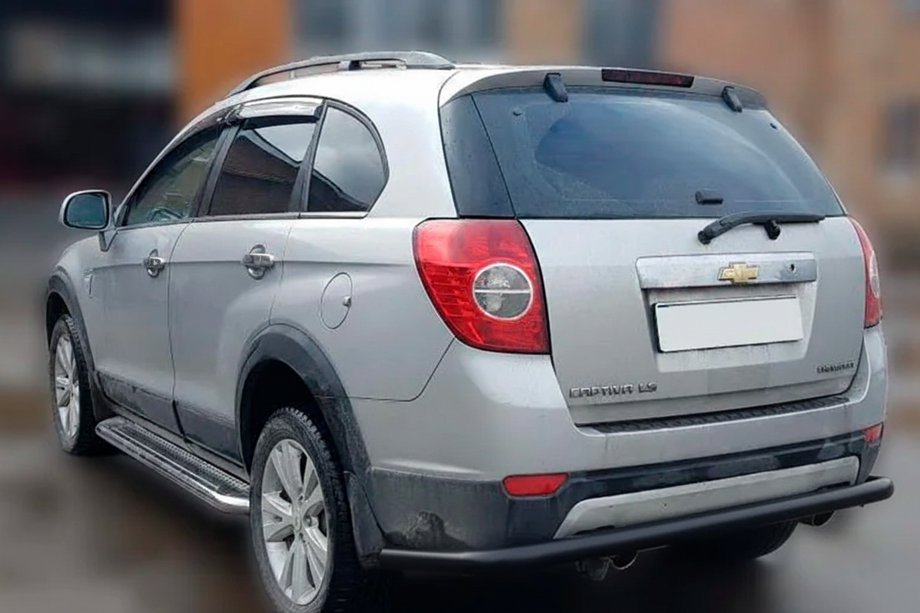 Chevrolet Captiva 2006-2019 Heckschutz AK005 Schwarz (Edelstahl) Image