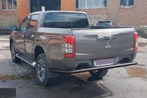 Mitsubishi L200 2015-2024 Heckschutz AK005 Schwarz (Edelstahl) Foto 2