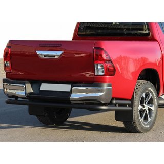 Hinterer Überrollbügel AK005-2 Schwarz (Edelstahl) Toyota Hilux 2015- Foto 3