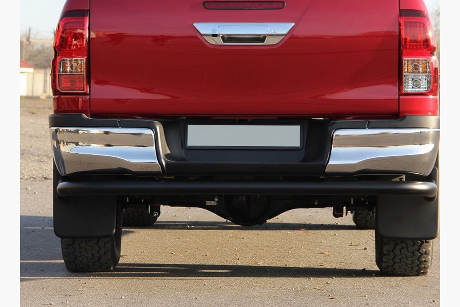 Toyota Hilux 2015- Hinterer Überrollbügel AK005-2 Schwarz (Edelstahl) Foto 2