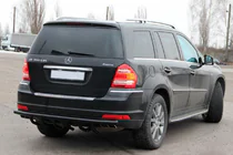 Mercedes GL class X164 2006-2012 Heckbügel AK-style Schwarz (Edelstahl) Foto 3