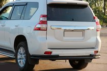 Toyota Land Cruiser Prado 150 2009-2023 Hinterer Überrollbügel AK005-2 Schwarz (Edelstahl) Foto 6