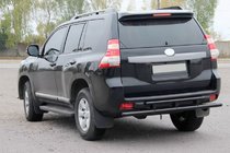 Toyota Land Cruiser Prado 150 2009-2023 Hinterer Überrollbügel AK002-2v2 Schwarz (Edelstahl) Foto 1