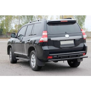 Hinterer Überrollbügel AK002-2v2 Schwarz (Edelstahl) Toyota Land Cruiser Prado 150 2009-2023 Foto 1