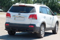 Kia Sorento II XM 2009-2014 Heckbügel AK002-2 Schwarz (Edelstahl) Foto 4