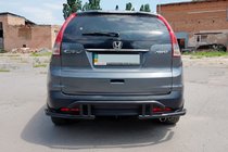 Honda CRV 2012-2016 Heckbügel AK003-21 Schwarz (Edelstahl) Foto 4