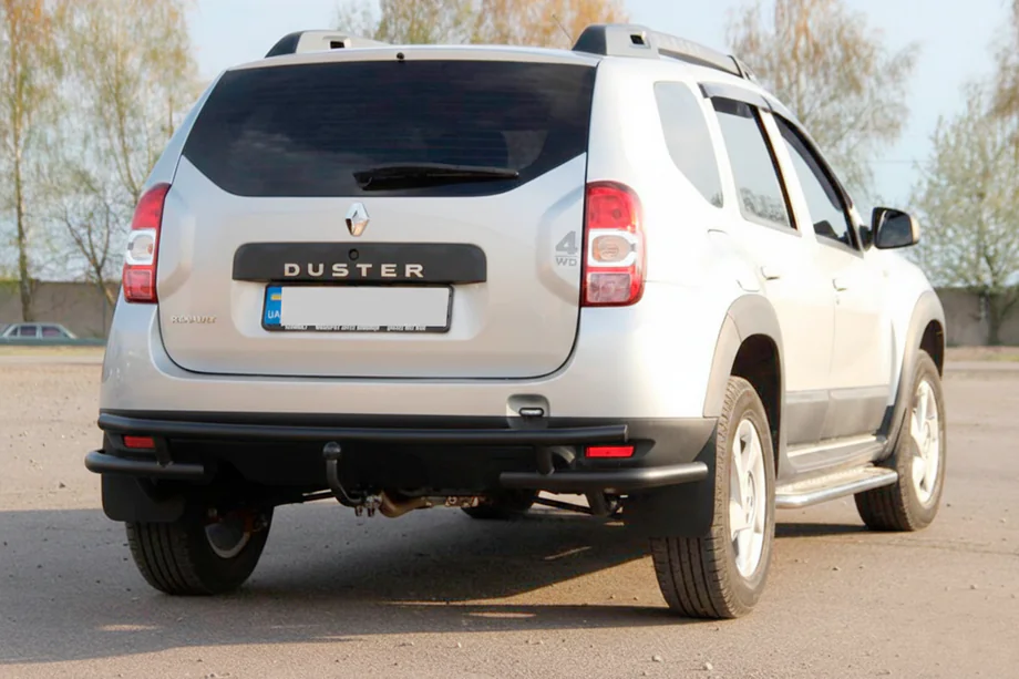 Dacia Duster 2008-2018 Heckbügel AK005-Special Black (Edelstahl) Image