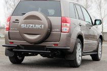 Suzuki Grand Vitara 2005-2017 Heckschutz AK003-2 Schwarz (Edelstahl) Foto 2
