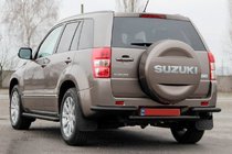Suzuki Grand Vitara 2005-2017 Heckschutz AK003-2 Schwarz (Edelstahl) Foto 3