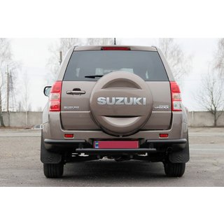 Heckschutz AK003-2 Schwarz (Edelstahl) Suzuki Grand Vitara 2005-2017 Foto 1