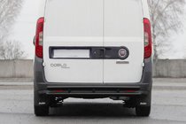 Opel Combo 2012-2018 Hinterer Überrollbügel AK002/1-Doppel Black (Edelstahl) Foto 1