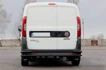 Opel Combo 2012-2018 Hinterer Überrollbügel AK005/2-Doppel Black (Edelstahl) Foto 1