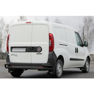Hinterer Überrollbügel AK005/2-Doppel Black (Edelstahl) Opel Combo 2012-2018 Foto 3