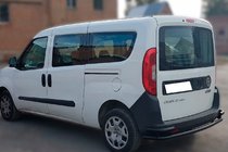 Fiat Doblo II 2010-2022 Hinterer Überrollbügel AK005/2-Doppel Black (Edelstahl) Foto 3