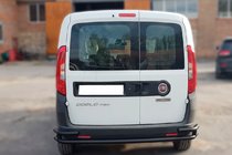 Fiat Doblo II 2010-2022 Hinterer Überrollbügel AK005/2-Doppel Black (Edelstahl) Foto 2