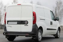 Fiat Doblo II 2010-2022 Hinterer Überrollbügel AK005/2-Doppel Black (Edelstahl) Foto 6