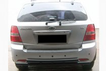 Kia Sorento I BL 2002-2009 Hinterer Doppelrohrbügel AK002 Schwarz (Edelstahl) Foto 1