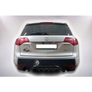 Heckschutzbügel B1-47 Schwarz (Edelstahl) Acura MDX 2007-2013 Foto 3