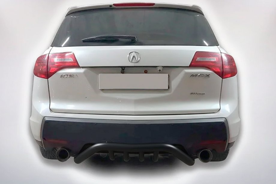 Acura MDX 2007-2013 Heckschutzbügel B1-47 Schwarz (Edelstahl) Image