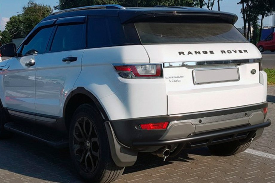 Range Rover Evoque 2012-2018 Heckschutz AK005-1 Schwarz (Edelstahl) Image