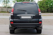 Toyota Land Cruiser Prado 120 2002-2009 Heckschutz AK008-1 Schwarz Foto 2