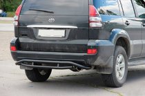 Toyota Land Cruiser Prado 120 2002-2009 Heckschutz AK008-1 Schwarz Foto 4
