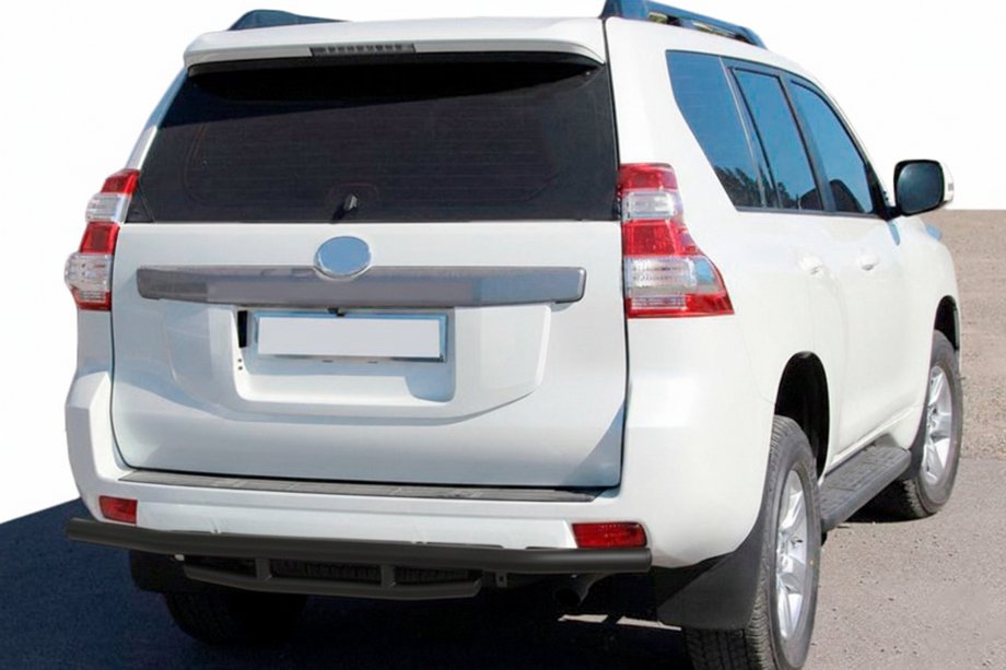 Toyota Land Cruiser Prado 150 2009-2023 Heckbügel AK002-2v1 Schwarz (Edelstahl) Image