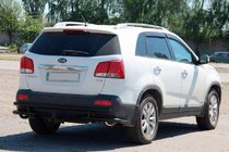 Kia Sorento II XM 2009-2014 Heckbügel AK003-2 Schwarz (Edelstahl) Foto 1