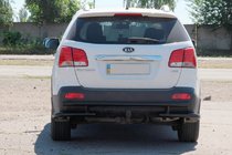 Kia Sorento II XM 2009-2014 Heckbügel AK003-2 Schwarz (Edelstahl) Foto 4