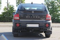 SsangYong Action 2005-2018 Heckschutz AK005-2 Schwarz (Edelstahl) Foto 3