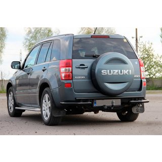 Heckschutz AK005-3 Schwarz (Edelstahl) Suzuki Grand Vitara 2005-2017 Foto 1