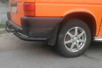 Volkswagen T4 Caravelle/Multivan 1990–2003 Heckbügel AK003-2 Schwarz (Edelstahl) Foto 2