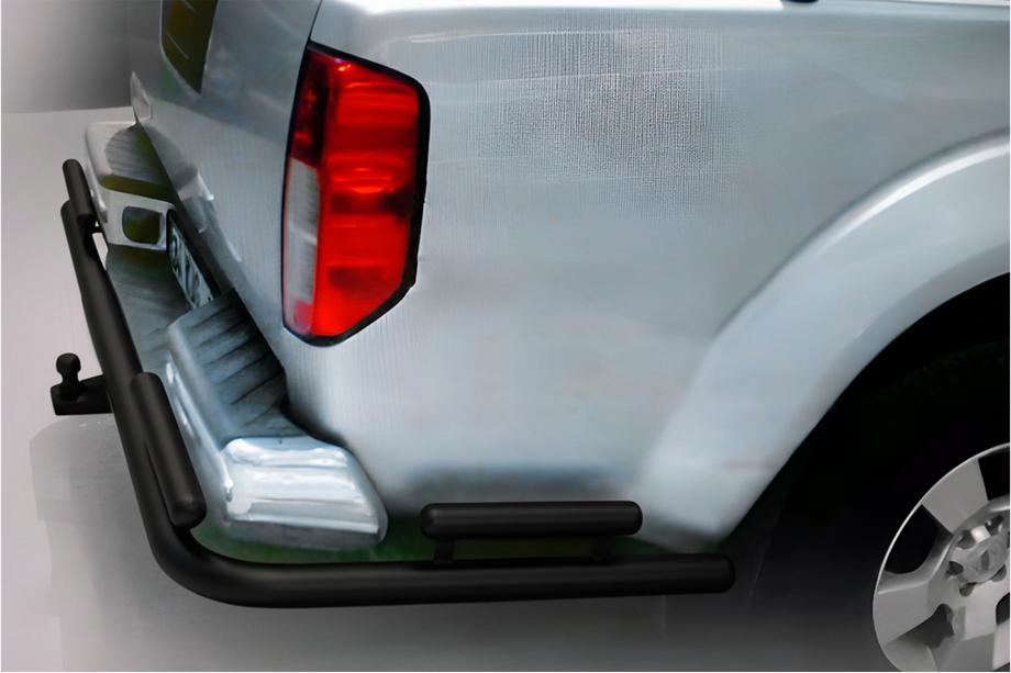 Nissan Navara 2006-2015 Heckschutz AK003-Special Black (Edelstahl) Foto 2