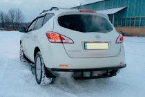 Nissan Murano 2008-2014 Hinterer Überrollbügel AK Black (Edelstahl) Foto 2