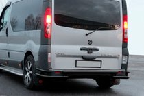 Opel Vivaro 2001–2015 Heckschutz AK-Special Black (Edelstahl) Foto 4