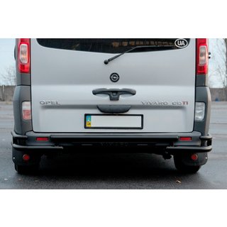 Heckschutz AK-Special Black (Edelstahl) Opel Vivaro 2001–2015 Foto 3