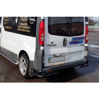 Heckschutz AK-Special Black (Edelstahl) Renault Trafic 2001–2015 Foto 1