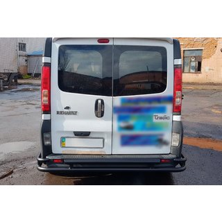 Heckschutz AK-Special Black (Edelstahl) Renault Trafic 2001–2015 Foto 2